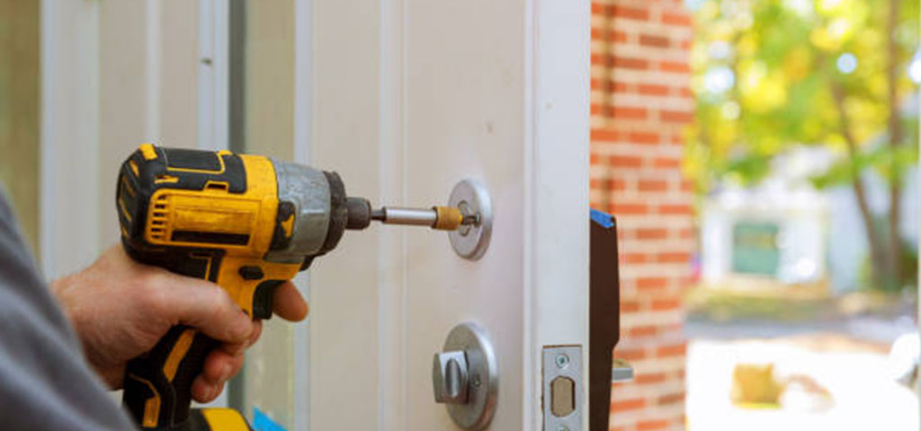 Lock Installer by All American Locksmith in commercial & residential buildings