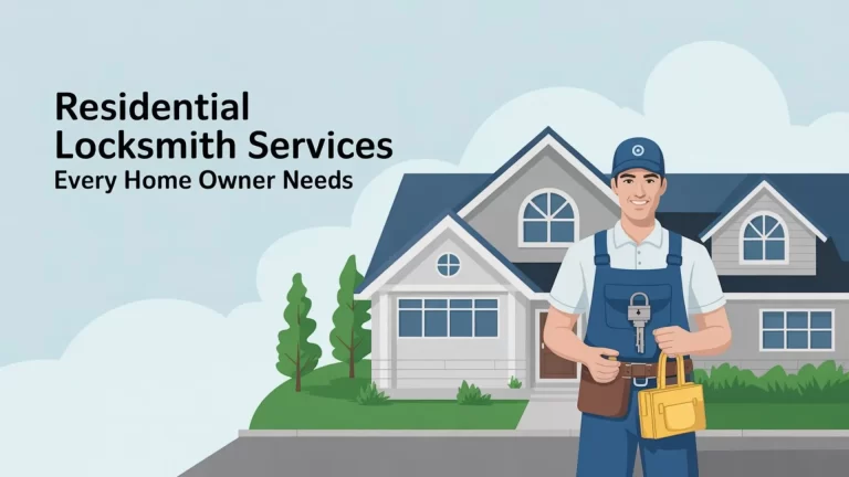 Residential Locksmith Services every home owner needs