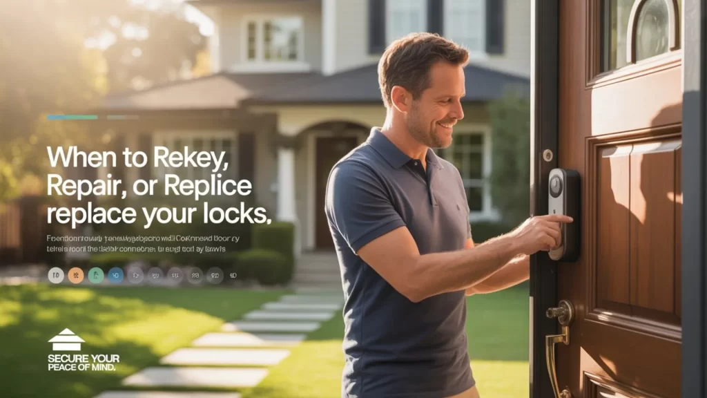 When to Rekey, Repair, or Replace Your Locks