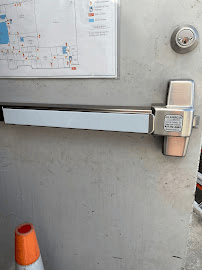 Pushbar installed by Yani at commercial building in Clermont, Fl