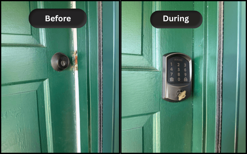 Keypad Lock Complete Replacement Process