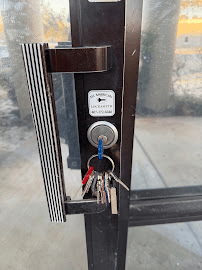 New cylinder lock installed