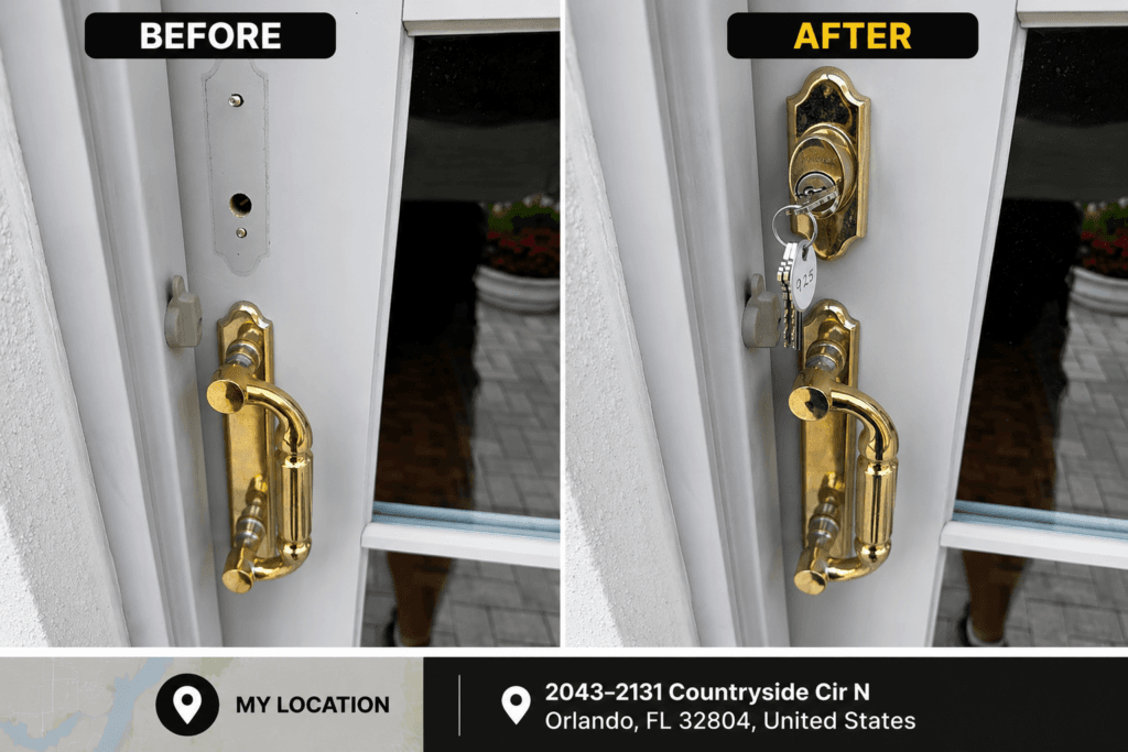 Deadbolt installed by Yani